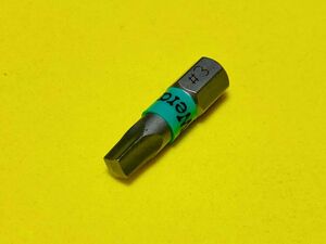 Wera 【ビット】〈066447〉868/1B TZ ビット スクエア　#3×25mm