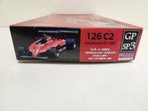 フジミ1/20 未組立 同梱可 フェラーリ 126 C2 ロングビーチグランプリ スケルトンボディ カルトグラフ製デカール付 (GPシリーズNO.SP3)_画像4