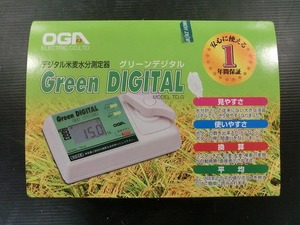 ♪♪オガ電子　米麦水分測定器　グリーンデジタル　TD-G　OGA　米麦水分計　中古品【6A20①】♪♪