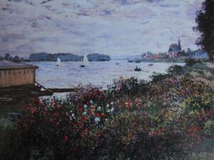 Art hand Auction Claude Monet, LA BERGE A ARGENTEUIL, Edición en el extranjero, extremadamente raro, razonado, Nuevo con marco, Ara, Cuadro, Pintura al óleo, Naturaleza, Pintura de paisaje