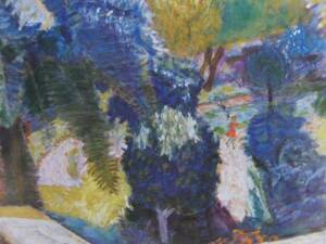 Pierre Bonnard、JARDIN MERIDIONAL AU CANNET OU LE JARDIN VU DE LA TERRASSE、希少な額装用画集より、新品額装付、送料込み、fan