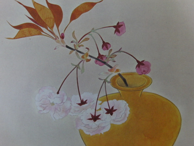 Yasuda Yukihiko, [Fleurs de cerisier doubles], Provenant d'une rare collection d'œuvres d'art grand format, Tout neuf avec un cadre de haute qualité, Édition limitée de luxe, Maître, Phototypie, peintre japonais, Peinture, Peinture à l'huile, Nature morte