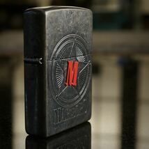 【 特別出品 】 1円スタート 未使用 2000年 Marlboro MEDIUM StarCompass Zippo マールボロ スターコンパス ジッポー Silver シルバー_画像3