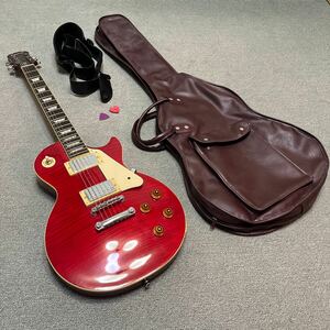 epiphone by Gibson Les Paul standard RD エピフォン ギブソン レスポール　スタンダード　ジャンク扱い　lespaul ワインレッド トラ目　