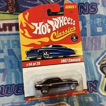 HOT WHEELS Classics 1967 CAMARO シボレー カマロ メタリックディープパープル ホットウィール クラシック 当時物 CHEVROLET レッドライン_画像1