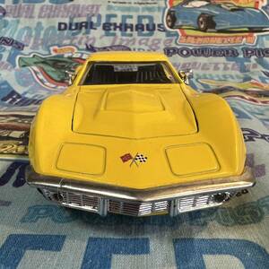 1/24 シボレー 1968 C3 コルベット イエロー SS 7725 Chevrolet Corvette 当時物 ミニカー ダイキャスト