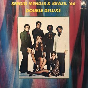 二枚組 セルジオ・メンデスとブラジル’66 ダブル・デラックス 2LP 見開きジャケライナー レコード 5点以上落札で送料無料b