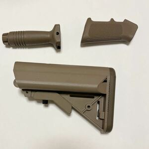 VFC MK18 mod1 GBB 純正 KAC フォアグリップ A2グリップ LMT ストック FDE