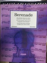 ヴァイオリン　VIOLINISSIMO Serenade 輸入楽譜　中古品_画像1