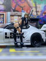 1:64　ガンツ GANTZ 山崎杏似 　フィギュア　トミカサイズ　ジオラマ　MINI GT LBWK 日本未発売マテル ミニカー カーズ MATTEL _画像3