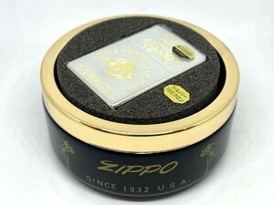 ZIPPO ジッポー ライター 2005年製 AMERICAN CLASSIC シルバー10ミクロン 灰皿セット 特別限定品 シリアル入り プラケース付