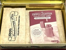 【未使用 保管品】ZIPPO ジッポー ライター アニバーサリー 60周年 1932-1992 コレクターズエディション ライター/ピンバッジ/ケース 限定_画像9