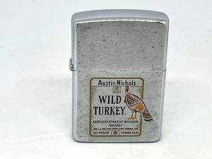 ZIPPO ジッポー ライター 1987年製 WILD TURKEY ワイルド ターキー 酒 ウイスキー 喫煙具