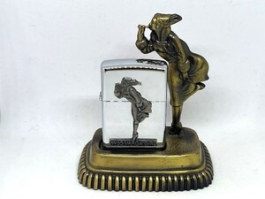 【ワーニングシール未開封 未使用品】ZIPPO ジッポー ライター 1993年製 1935 VARGA GIRL バルガガール 鏡面仕上げ 台座セット