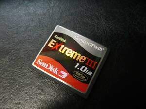 動作保証！SanDisk ExtremeⅢ CFカード 1GB