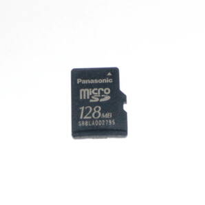 動作保証！送料無料！Panasonic microSD ＳＤカード 128MBの画像1