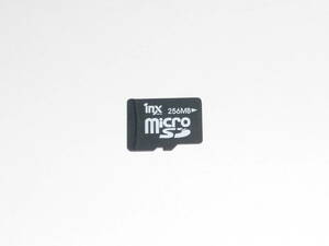 動作保証！送料無料！inx microSD ＳＤカード 256MB