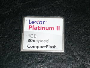 動作保証！Lexar Platinum Ⅱ CFカード 1GB　④