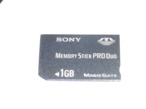 動作保証！SONY メモリースティック PRO Duo 1GB MAGICGATE 安心の日本製