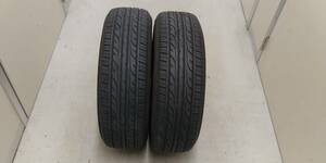 【 約 ８ 分山 ！！２０２１ 年製！！ 】　１９５／６５Ｒ１５　ダンロップ　（ ＥＣ ２０２ ）　２ 本　