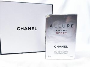 【日本語表記】【未開封】【送料無料】シャネル アリュール オム スポーツ EDT ALLURE HOMME SPORT 50ml