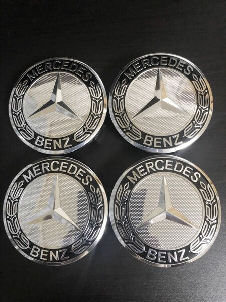 高品質 Benz メルセデスベンツホイールセンターキャップ 4個セット