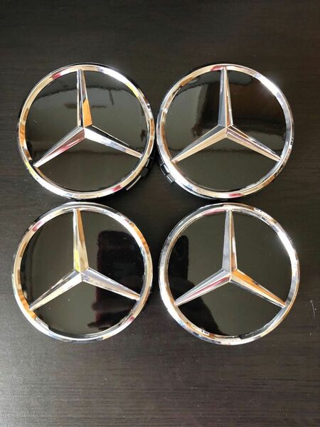 高品質 Benz メルセデスベンツホイールセンターキャップ 4個セット