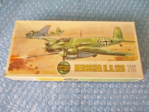 プラモデル エアーフィックス AIRFIX 1/72 ヘンシェル H.S.129 HENSCHEL H.S.129 未組み立て 昔のプラモ 海外のプラモ