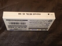 maxell METAL XS100 Type Ⅳ Metal position 【1991年初代最終モデル】★激レアデッドストック★『maxell最後のプレミアムメタルテープ！』_画像6