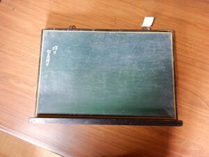 昔の木製黒板　チョーク　メッセージボード 111701 曜日　収集日　45.5X31.5D5CM