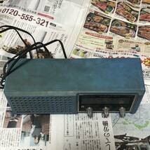 (6) HITACHI 日立　MW/SW TABLE RADIO　テーブルラジオW-543　青　　受信× 　i15055 　昭和レトロ ヴィンテージ_画像4