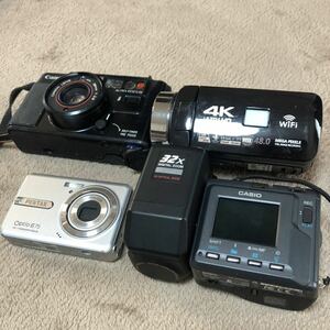 (21)まとめ売り　Canon 「AF35M」PENTAX「optio E75」CASIO 「QV-2800ux」他一点　デジタルカメラ デジカメ 