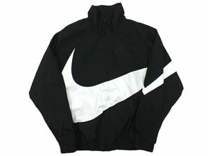 NIKE HBR STMT WOVEN JACKET AR3133-010 BIG SWOOSH ウーブン ナイロン ジャケット アノラック ブラック L