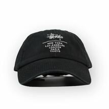 ◆日本未発売◆STUSSY City Stack Low Pro Cap ブラック　/ステューシー　シティ　スタック　ロー　プロ　キャップ　ユニセックス_画像3