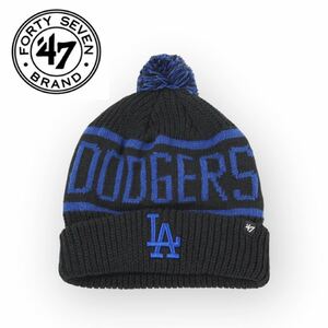 ◆日本未発売◆47Brand Los Angeles Dodgers '47 Cuff Knit Pom Beanie ポンポンビーニー　ポンビーニー　ニットキャップ　大谷翔平　帽子