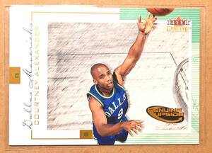 COURTNEY ALEXANDER (コートニー・アレクサンダー) 2000-01 FLEER 1500枚限定トレーディングカード 【NBA,ダラスマーベリックス,MAVS】