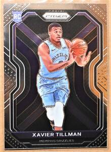 XAVIER TILLMAN (ゼイビア・ティルマン) 2020-21 PRIZM ROOKE RC ルーキー トレーディングカード 【NBA,メンフィスグリズリーズ,GRIZZLIES