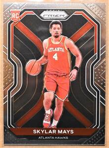 SKYLAR MAYS (スカイラー・メイズ) 2020-21 PRIZM ROOKE RC ルーキー トレーディングカード 【NBA,アトランタホークス,ATLANTA HAWKS】