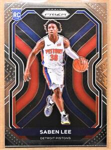 SABEN LEE (サベン・リー) 2020-21 PRIZM ROOKE RC ルーキー トレーディングカード 【NBA,デトロイトピストンズ,PISTONS】