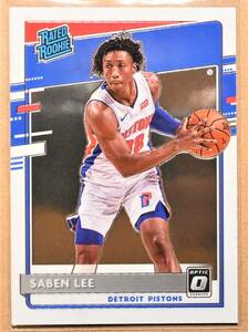 SABEN LEE (サベン・リー) 2020-21 OPTIC RATED ROOKIE ルーキー トレーディングカード 【NBA,デトロイトピストンズ,PISTONS】