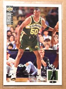 ERVIN JOHNSON (アービン・ジョンソン) 1994 UPPER DECK トレーディングカード 【NBA,シアトルスーパーソニック,SONICS】