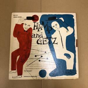 (LP) Lionel Hampton / Stan Getz - Hamp And Getz【MGN-1037】アメリカ盤 Norgan DG MONO ライオネル・ハンプトン / スタン・ゲッツ