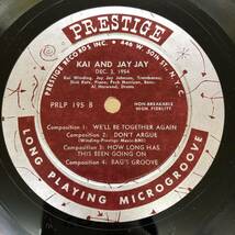 (10inch) J.J. Johnson / Kai Winding - Dec.3,1954【PRLP195】アメリカ盤 Prestige DG RVG ear Flat J.J.ジョンソン カイ・ウィンディング_画像8