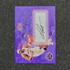 ◆【Auto card】Vince Carter Fleer Authentic player Autograph card 300枚限定　◇検索：ビンス・カーター 直筆サイン 