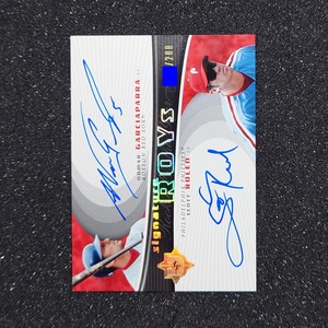 ◆【Dual Auto】Nomar Garciaparra ／ Scott Rolen UD Ultimate Signature ROYs 200枚限定 　◇検索：直筆サイン ガルシアパーラ ローレン