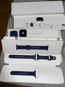 Apple Watch Series 6 44mm ブルー アルミニウム　GPSモデル ディープネイビー スポーツバンド M00J3J/A ジャンク品