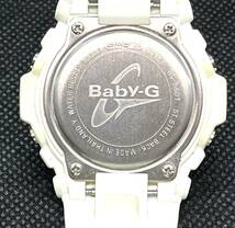 中古★CASIO　Baby－G　カシオ　ベビーG　キャンディーカラーズ　ホワイト/ピンク　レディース腕時計　稼働　取扱説明書付/2579_画像6