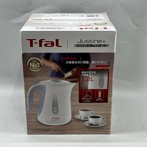 T-falti fur ru electric kettle Justin plus 1.2L white unused goods [18822