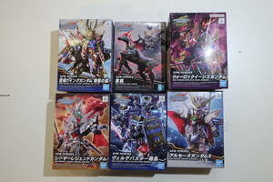 同梱不可【N送900円】7193　未組立　SDW HEROES①　07 08 10 13 19 24　軍馬　シーザーレジェンド　アルセーヌガンダムX 他　ばら売り不可