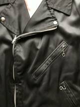 レア　超美品　50年代　BECK999 サテンダブルライダースジャケット　ブルゾン　アウター　アメリカンヴィンテージ　古着_画像4